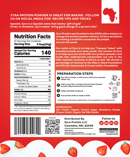 Strawberry Protein Powder (Out of Stock)