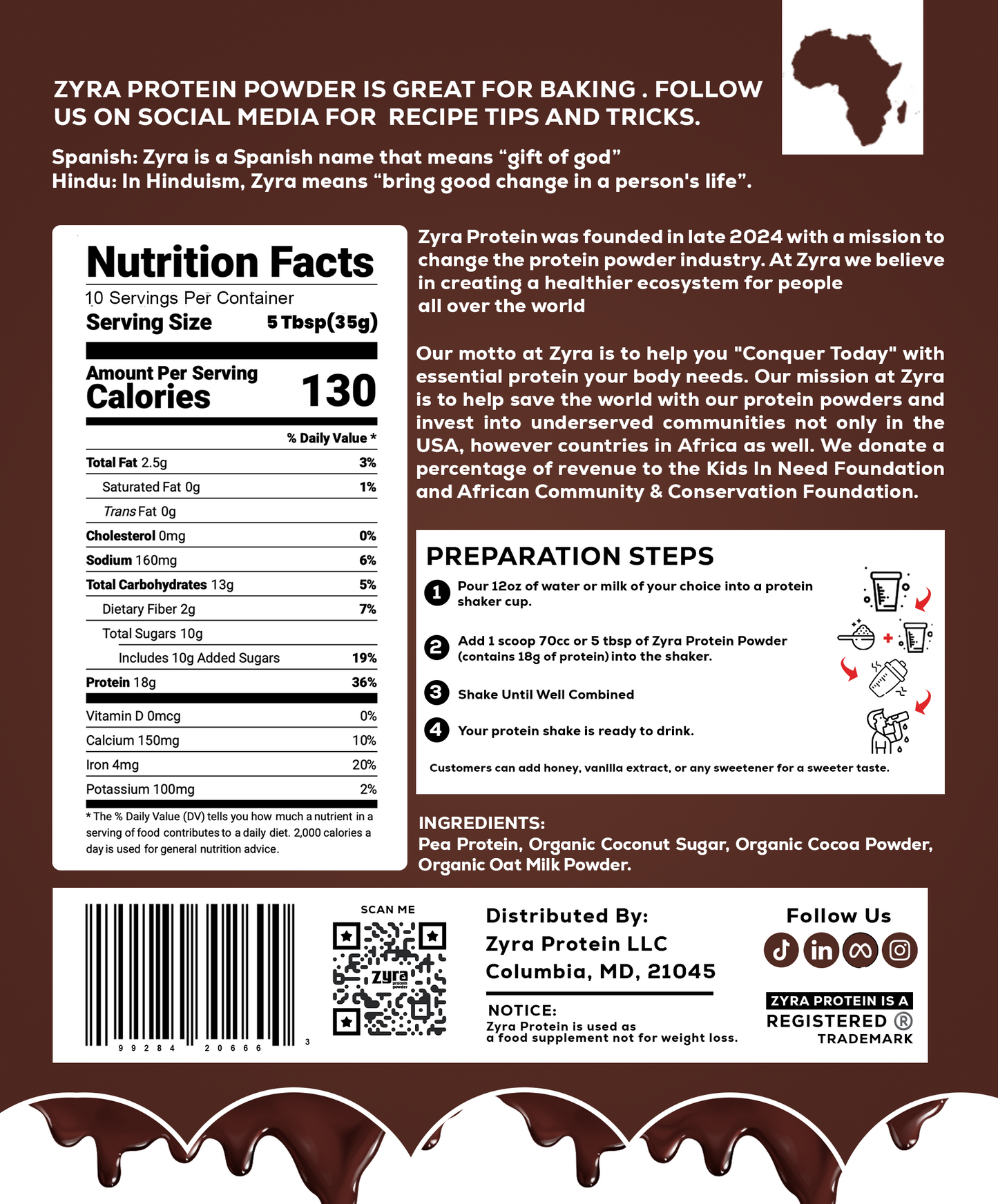 Chocolate Protein Powder